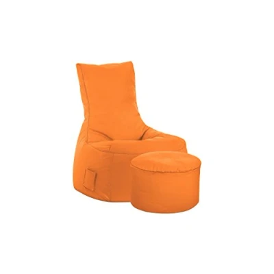 Abbildung von SITTING POINT only by MAGMA Sitzsack Set Scuba Swing + Hocker orange