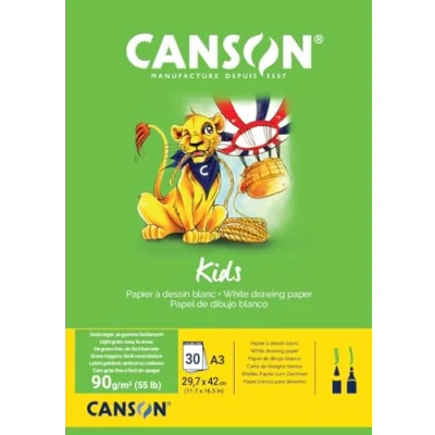 Abbildung von Canson 400015586 Hobby, Zeichenpapier, A3, weiß