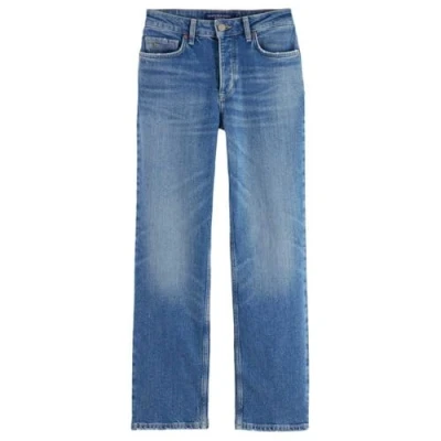 Abbildung von Scotch &amp; Soda CORE THE SKY Jeans Straight Leg, Damen, Größe: 30x32, Blue dream