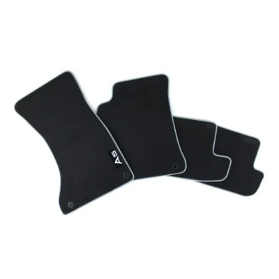 Abbildung von Audi 8T1061270MNO Textil Fußmatten Premium für A5 Linkslenker Vorne/Hinten in Schwarz/Silbergrau