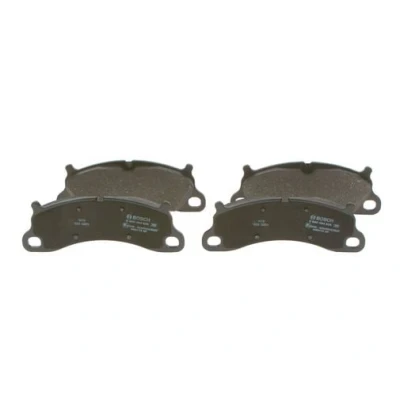 Abbildung von BOSCH 0 986 494 806 Bremsbelagsatz Low Metallic mit Anti Quietsch Blech PORSCHE: 911 Coupe, Cabrio, Boxster Spyder