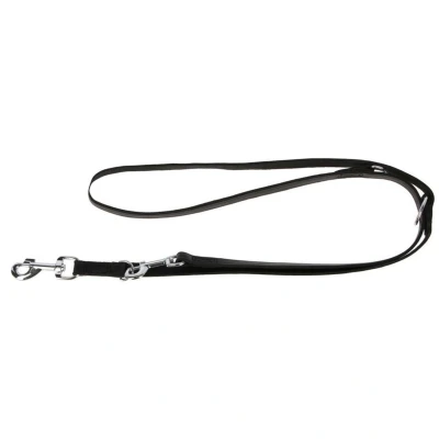 Abbildung von Kerbl VEGAS Führleine genäht Schwarz 200cm/18mm