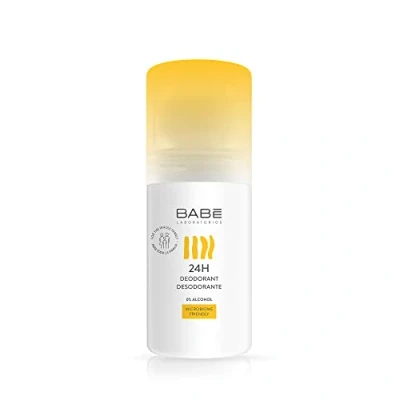 Abbildung von Babé Laboratorios, 24 Stunden Deodorant, 50 ml, 0% Alkohol, Microbiome freundlich, weiß, verlängerte Wirkung für die ganze Familie, frische und hydratisierte Haut