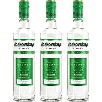 Abbildung von Moskovskaya Vodka 3x 0,5L I Premium 38% vol.