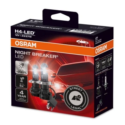 Abbildung von OSRAM NIGHT BREAKER LED H4 64193DWNB Glühlampe, Hauptscheinwerfer 12 23/27 VOLKSWAGEN: LT 28 35 I Bus, Pritsche / Fahrgestell