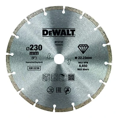Abbildung von DeWALT DT3731 QZ, Schneidedisk, Jede Marke, 576 g, 230 mm, 10 mm