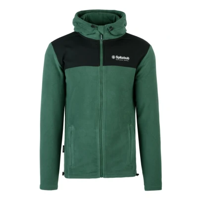 Abbildung von Spitzbub MIT Kapuze UND Logoprint Fleecejacke, Herren, Größe: Medium, Grün