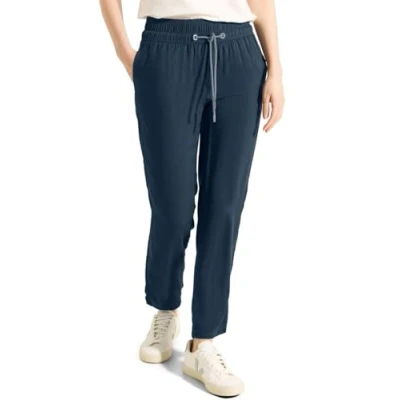 Abbildung von Cecil Bequeme Jogginghose, Damen, Größe: XXLx28, Blau
