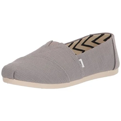 Abbildung von TOMS Alpargata Slipper, Damen, Größe: 43.5, Grey Textil