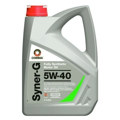 Abbildung von Comma Syner G 5W 40 4l Motoröl SYN4L VOLKSWAGEN: Golf 4 Schrägheck, 5 Polo IV BMW: Touring, 3 Limousine