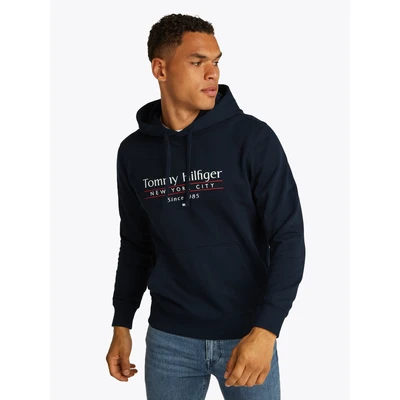 Abbildung von Tommy Hilfiger Center Stack Hoody Sweatshirt, Herren, Größe: 3XL, Desert sky