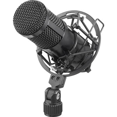 Abbildung von Renkforce RF MIC 510 Stand USB Mikrofon Übertragungsart (Details):USB inkl. Koffer, inkl Spinne, Windschutz,