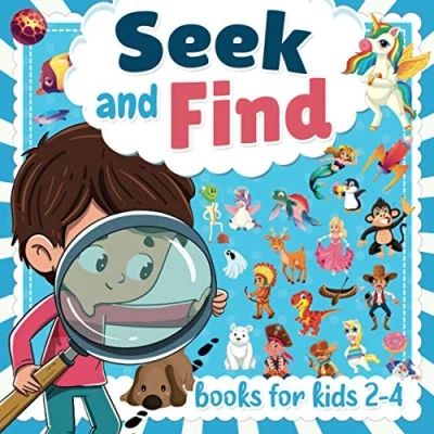 Abbildung von seek and find books for kids 2 4: Search 4 6 years The perfect gift hide toddlers childrens ... Playful activity book girl boy