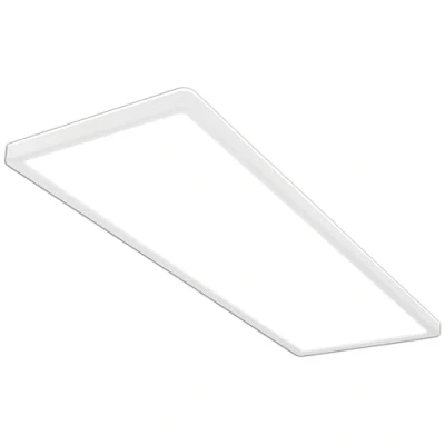 Abbildung von Briloner Leuchten LED Panel 7402 416, ultraflach, indirektes Licht, fest verbaut, Neutralweiß, Deckenlampe, 58x20x3cm, Weiß, 22W, Wohnzimmer, Schlafzimmer, Küche