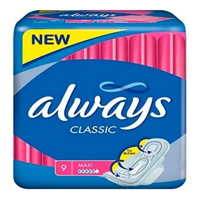Abbildung von Always Classic Maxi sanitary pads 9 pcs.