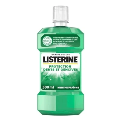 Abbildung von Listerine Defence Fresh Mint Bad Zahn und Zahnfleischschutz 500ml