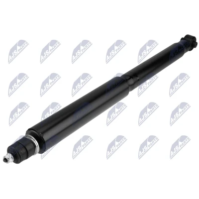 Abbildung von NTY A MZ 021 Stoßdämpfer Hinterachse links, rechts Gasdruck Teleskop oben Stift, unten Auge MAZDA: CX 9 (TB) 3.5 AWD,