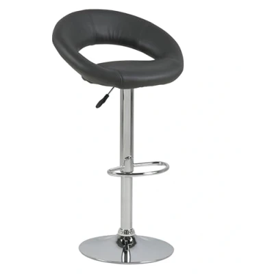 Abbildung von AC Design Furniture Thilde Barhocker, B: 56 x H: 100 T: 50 cm, Grau, Kunststoff, 1 Stück