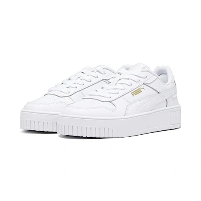 Abbildung von Puma Carina Street PS Sneaker low white gold für Kinder, Größe: 32, Schuhe
