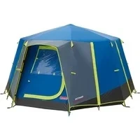 Abbildung von Coleman Unisex, 3 Personen Festivalzelt, Kuppelzelt, Mann Campingzelt wasserdicht mit eingenähter Bodenplane, Blau, 69 x 25 cm
