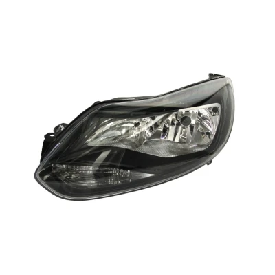 Abbildung von TYC 20 12570 15 2 Scheinwerfer links H7, H1 schwarz für Rechtsverkehr mit Elektromotor FORD: FOCUS 3 Turnier, 3, Stufenheck
