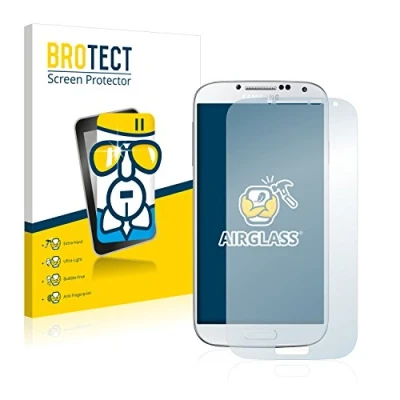 Abbildung von BROTECT Schutzglas für Samsung Galaxy S4 Schutzfolie Panzer Folie Glas [Extrem Kratzfest 9H, Anti Fingerprint, Ultra Transparent]
