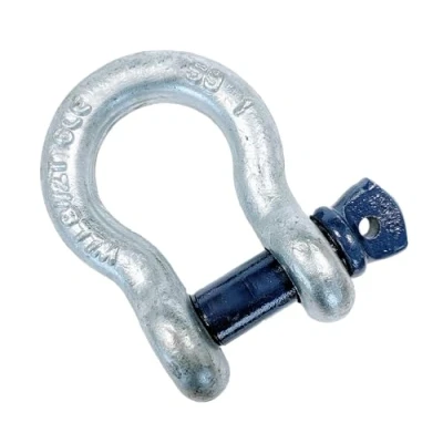 Abbildung von Schäkel geschweift HA2 Stahl hochfest verzinkt mit Augschraube/Schraubbolzen 1t 2t 3,25t 4,75t 6,5t 8,5t CE (Größe wählbar) Cargo Drechsler/Slackline Hardware Unite (8,5 Tonnen)