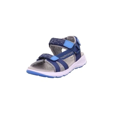Abbildung von Superfit Jungen Criss Cross Sandale, Blau Hellblau 8000, 34 EU