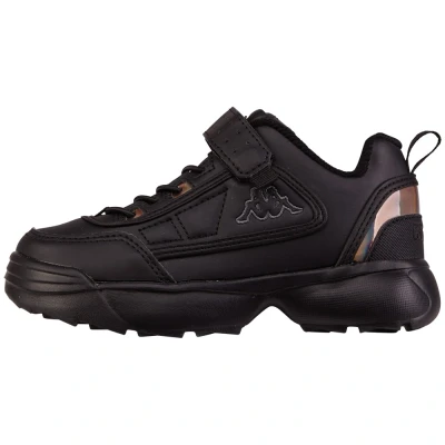 Abbildung von Kappa Unisex Trainingsschuh für Kinder, Größe: 25, Black Schuhe