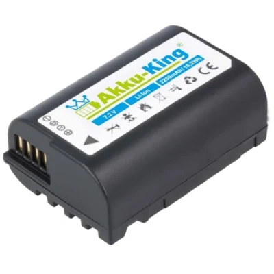 Abbildung von Akku kompatibel mit Panasonic DMW BLK22 Li Ion 2250mAh für Lumix DC S5, S5K, G9, GH5, GH5S, GH5 Mark 2, BLK22E