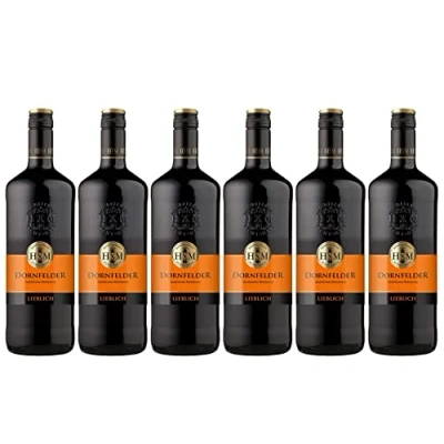 Abbildung von HXM Rotwein, Dornfelder Lieblich Qualitätswein Rheinhessen (6 x 1 l)