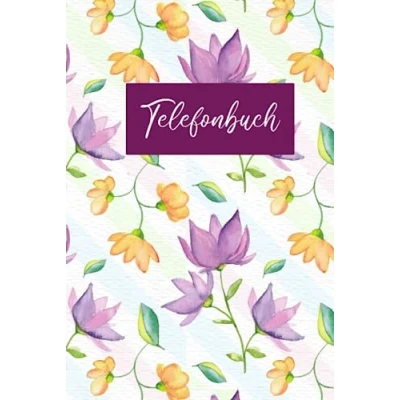 Abbildung von Telefonbuch: Kontaktbuch mit Telefonregister Telefon &amp; Adressbuchlein, Notizbuch A Z Register (Adressen, Telefonnummern, Mailadressen, Geburtstagen von Bekannten und Freunden)
