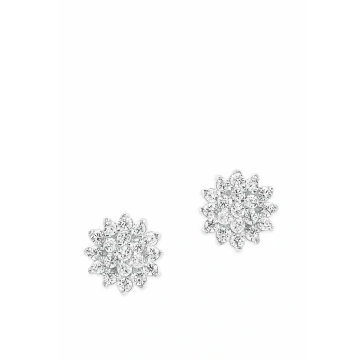 Abbildung von Amor Ohrstecker 925 Sterling Silber Damen Ohrschmuck, mit Zirkonia synth., 1 cm, Silber, Kommt in Schmuck Geschenk Box, 9426713