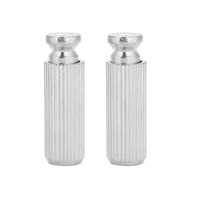 Abbildung von RiToEasysports Tremolo Anchor Stud, 2 Stück Tastaturen und Anker Bridge für E Gitarre, verstellbar von 8 mm, mit Kupfer Zink Legierung, Floyd Rose. (Silber)