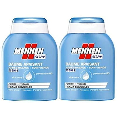 Abbildung von MENNEN Beruhigender Balsam 2 in 1 für Herren After Shave + Gesichtspflege empfindliche Haut 100 ml Stück