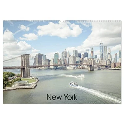 Abbildung von New York (Wandkalender 2025 DIN A2 quer), CALVENDO Monatskalender