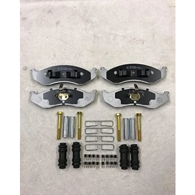 Abbildung von Bremsbeläge vorne und Montage Set, kompatibel mit Jeep Cherokee XJ 1990 2001 BRK/XJ/022A