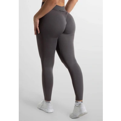 Abbildung von Smilodox Silvia Scrunch Tights, Damen, Größe: Large, Anthrazit