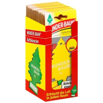 Abbildung von WUNDER BAUM 134201/24 Lufterfrischer 24 er Box Zitrone