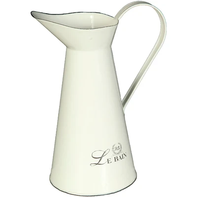 Abbildung von Ambiente Haus Kanne &quot;Krug aus Emaille in Antikcreme (H) 26 cm&quot;, (1)