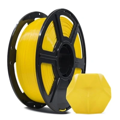 Abbildung von FLASHFORGE 3D Drucker Filament, PLA PRO Filament 1,75 mm, 1 kg Spule, Maßgenauigkeit +/ 0,02 mm für FDM Drucker, bessere Zähigkeit und kein Verknoten (Gelb)
