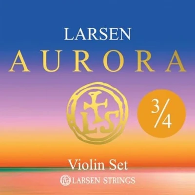 Abbildung von Larsen Aurora Violin Saiten Satz 3/4 Medium