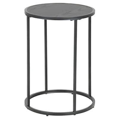 Abbildung von ACTONA GROUP Beistelltisch, Metallgestell im modernen Industrie Look, rund, T: 40 x H: 55 cm