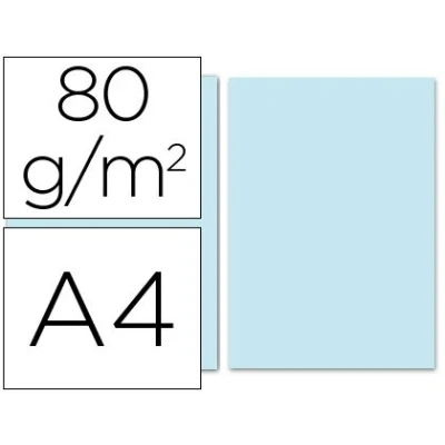 Abbildung von Einfarbig Papier DIN A4 hellblau