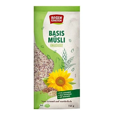 Abbildung von Rosengarten Basis Müsli, mit Amaranth, 750g