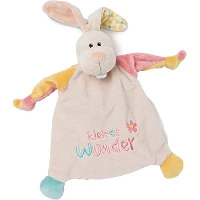 Abbildung von NICI Schmusetuch My first Kollektion, Hase, kleines Wunder, mit aufgestickten Augen