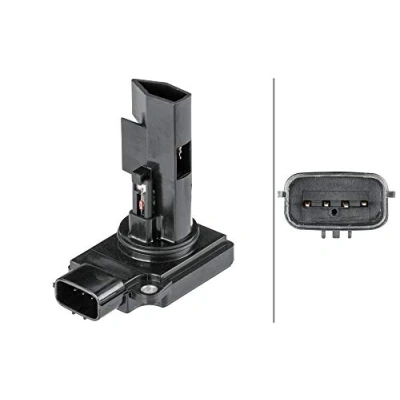Abbildung von HELLA 8ET 358 095 391 Luftmassenmesser mit Dichtung MITSUBISHI: COLT 6, Lancer 8 Limousine, Schrägheck, CITROËN: C Crosser SUV, PEUGEOT: 4007