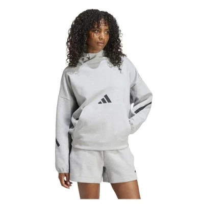 Abbildung von adidas Sportswear Z.N.E. Kapuzenpullover, Damen, Größe: Small, Medium grey heather