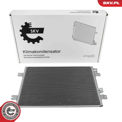 Abbildung von ESEN SKV 86SKV322 Klimakondensator ohne Trockner Aluminium 570mm DACIA: Logan I MCV, Sandero I, Limousine, RENAULT: Scénic 1