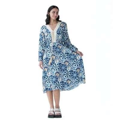 Abbildung von HaILY’S Sommerkleid &quot;MD V DR Si44ssi&quot;, sommerlich bunter Print